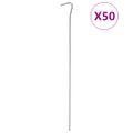 vidaXL Stanové kolíky 50 ks 30 cm Ø4 mm pozinkovaná oceľ