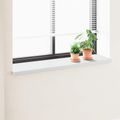 vidaXL Parapetné dosky Biela 160 x 40 x 4,5 cm PVC