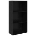vidaXL Regál na knihy 60 x 30 x 114 cm Kompozitné drevo Čierny dub