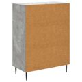 vidaXL Servírovacia skriňa Betónovo sivá 66 x 34,5 x 89,5 cm