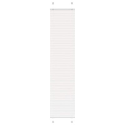 vidaXL plisovaná roleta biela 50x200 cm šírka látky 49,4 cm