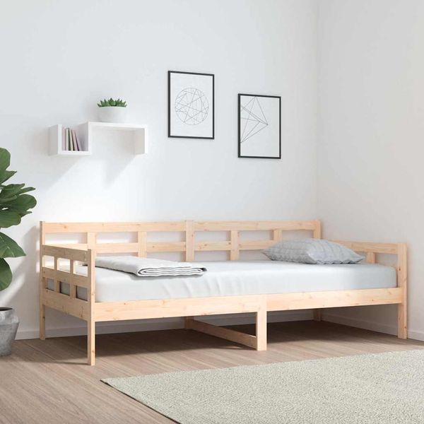 vidaXL Denná posteľ borovicový masív 90x190 cm