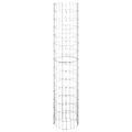 vidaXL Kruhové gabiónové vyvýšené záhony 3ks zinkovaná oceľ Ø30x150 cm