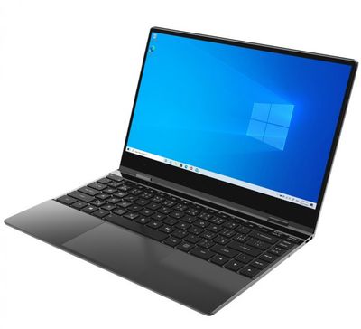 UMAX VisionBook 14Wr Flex/Celeron N4120/4 GB/128 GB eMMC/M.2 SATA SSD slot/14,1" Full HD/W10Pro/Tmavě šedý Notebook, Celeron N4120, 4GB DDR4, 128GB eMMC, Intel UHD 600, 14,1" Full HD IPS dotykový, W10 Pro, šedý