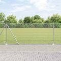 vidaXL Zvarené drôtené pletivo s betónovým základom 25 x 0,8 m