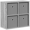vidaXL Servírovacia skriňa Sivý Sonoma 49,5 x 22 x 47 cm