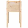 vidaXL Záhradné kvetináče 2 ks 40x40x70 cm, borovicový masív