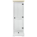 vidaXL Šatníky Biela 55 x 38 x 170 cm Masívne borovicové drevo