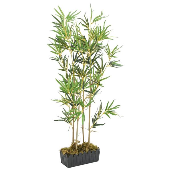 vidaXL Umelý bambusový strom 552 listov 120 cm zelený
