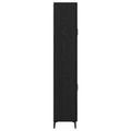 vidaXL Highboard Čierny dub 69,5 x 34 x 180 cm Kompozitné drevo