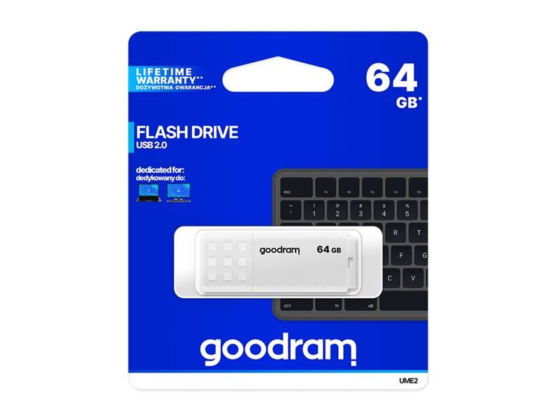 Flash disk GOODRAM USB 2.0 64GB biely