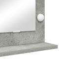 vidaXL Toaletné zrkadlo Betónová šedá 80 x 45 x 18 cm Obdĺžnikový