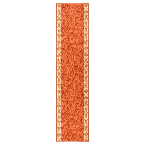 vidaXL Koberec behúň tehlový 80x350 cm protišmykový