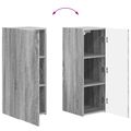 vidaXL Zostava TV skriniek 4 ks Sivý Sonoma Kompozitné drevo