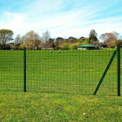 vidaXL Euro plot, oceľ 25x1 m, zelený