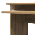 vidaXL rohový stôl Artisan Dub Artisan Konštruktérske drevo