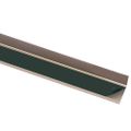 vidaXL Schodové lišty v tvare L 15 ks, hliník 100 cm, hnedé