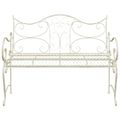vidaXL Záhradná lavička 2-Počet miest 114 x 56,5 x 90 cm Oceľ