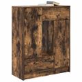 vidaXL Komoda so zásuvkami a dvierkami, tmavý dub 73x31x90 cm