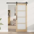 vidaXL Posuvné dvere ORKDAL Prírodná 78 x 202 cm