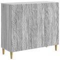 vidaXL Servírovacia skriňa Sivý Sonoma 89 x 34,5 x 80 cm