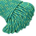 vidaXL Lodné lano zelené 4 mm 100 m polypropylén