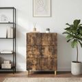 vidaXL Zásuvkový kabinet 66 x 34,5 x 90 cm Kompozitné drevo Dymový dub