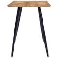 vidaXL 5-dielna jedálenská súprava, látka, modrá