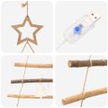vidaXL Vianočný stromček Prírodná 90 cm Masívne jaseňové drevo