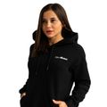 Dámska Longline mikina Limitless Black - GymBeam, veľkosť XXL, veľkosť oblečenia XXL