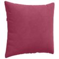 vidaXL Vankúše na pohovku 2 pcs Víno červené 50 x 50 cm