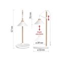 Pestovateľská lampa EMOS Z7905 LED GROW 7 W, časovač, biela