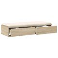 vidaXL Zásuvky pod posteľ Sonoma dub 100 x 36,5 x 16,5 cm