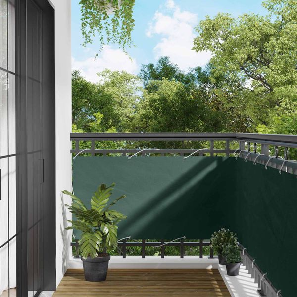 vidaXL Balkónová obrazovka 75 x 200 cm PU potiahnutý oxford alu
