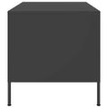 vidaXL Konferenčný stolík čierny 68x50x50,5 cm oceľ