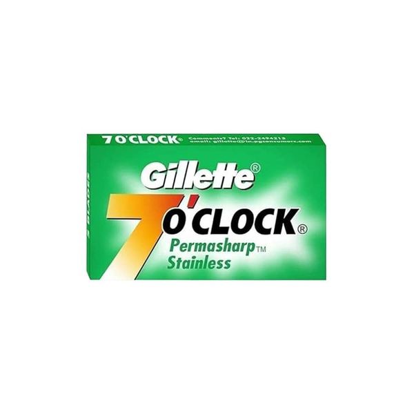Polené žiletky na holenie GILLETTE 7 O'Clock Super Stainless 10 ks
