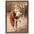 vidaXL Fotorámiky na stôl, koláž 10 ks, hnedé 15x21 cm, MDF