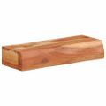 vidaXL Nástenné police 2 ks 40x17x8 cm, akáciový masív