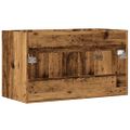 vidaXL Skrinka do kúpeľne staré drevo 90x38,5x46 cm kompozitné drevo