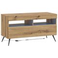 vidaXL 5-dielny LED TV kabinet Dub artisan Kompozitné drevo