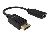 Video adaptér - DisplayPort s pinmi (male) do HDMI so zdierkami (female) - čierna - podporuje 4K