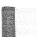 vidaXL Drôtené pletivo, pozinkovaná oceľ 25x1,5 m, strieborné