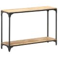 vidaXL Konzolový stolík 110x30x75 cm masívne mangoníkové drevo