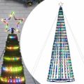 vidaXL LED vianočný stromček 1028 LED farebné 403 cm