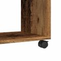 vidaXL Skrinka na kolieskach staré drevo 72x33x42,5cm kompozitné drevo