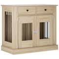vidaXL Nábytok pre psa Dub sonoma 90 x 47,5 x 80 cm Kompozitné drevo
