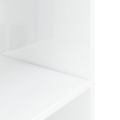 vidaXL Stojan na akvárium lesklý biely 75x36x72,5 cm kompoz. drevo