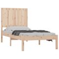 vidaXL Posteľný rám, drevený masív 75x190 cm, malé jednolôžko