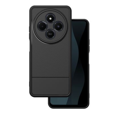 Simple Carbon puzdro pre Xiaomi Redmi 14C 4G/ 14C 5G / Redmi A4 / POCO C75 čierna