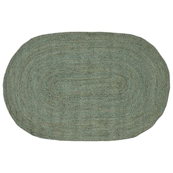 vidaXL Kusové koberce Olivovo zelená 100 x 152 cm Juta